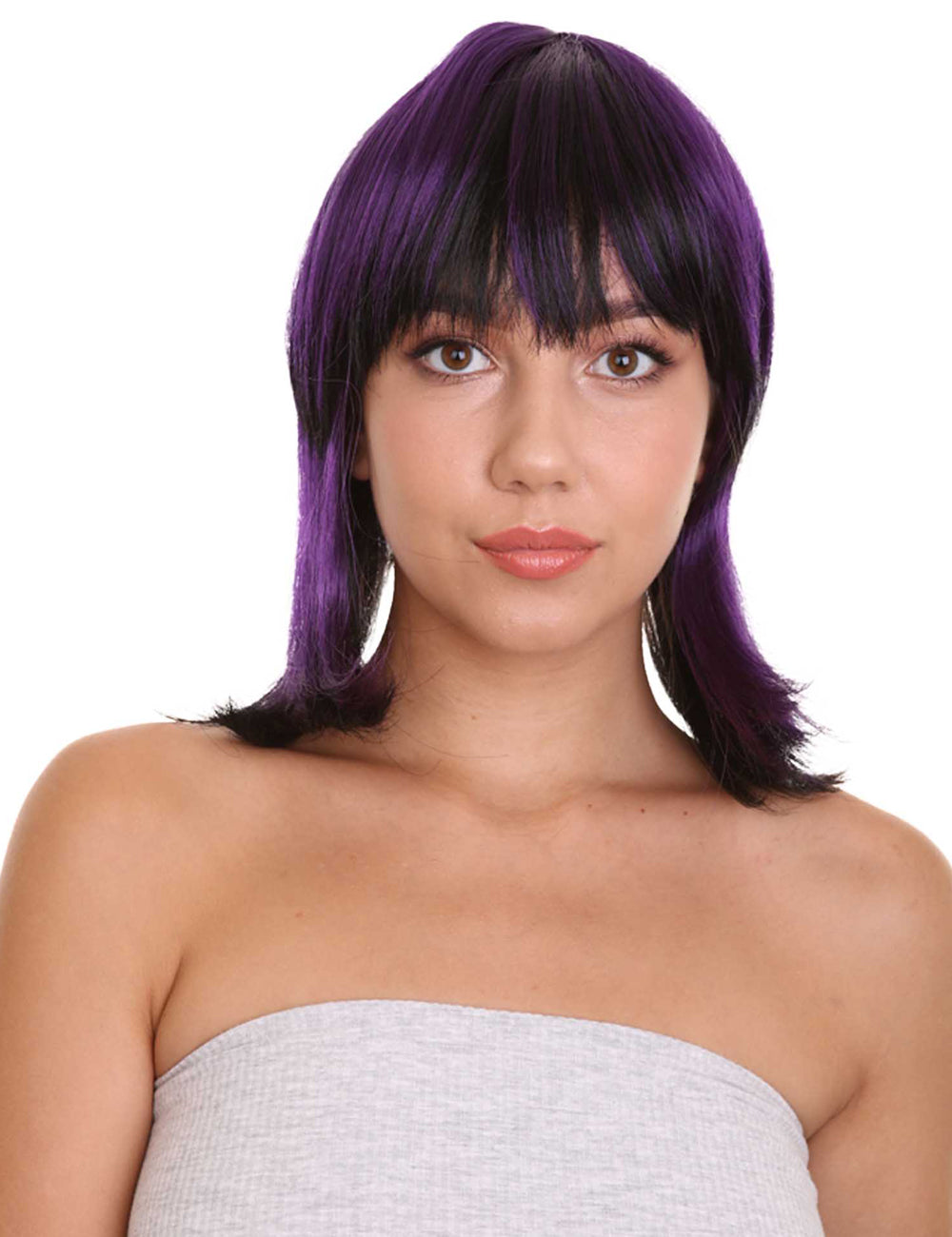 Wigs2you ハロウィンパーティープレミアムレディース H-1481 美しいルックを手に入れよう！独占！コスプレウィッグ 攻殻機動隊の草薙素子スタイル