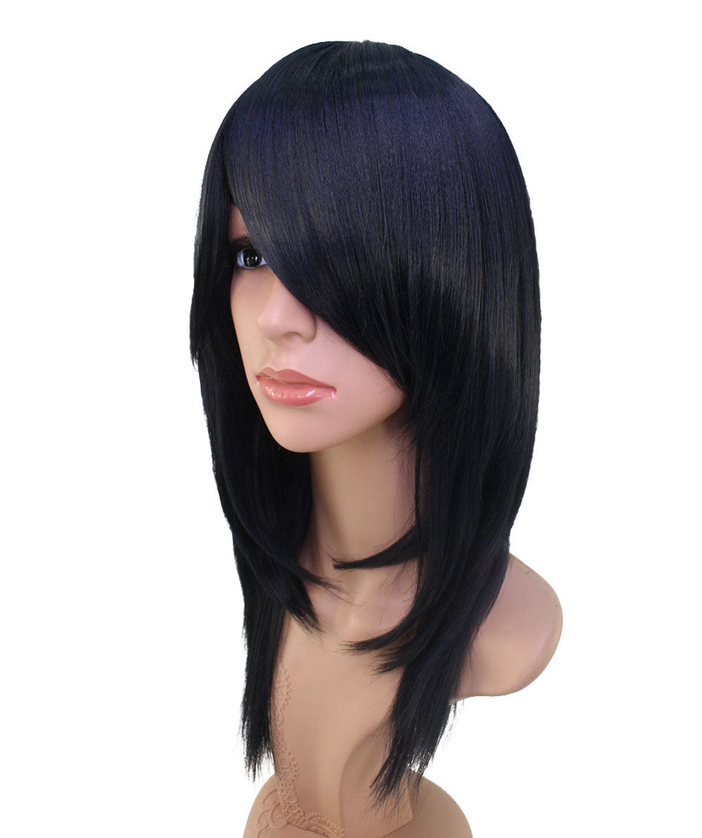 レディースファッション C-071 ロングストレート C-ワインレッド コスプレヒートスタイラブルウィッグ