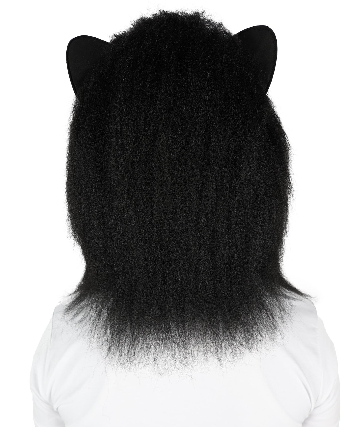 ユニセックス毛皮動物ウィッグとマスクセット H-6771BR ハロウィンやテーマパーティー用の完全な動物コスプレ