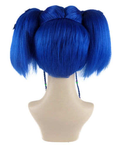 Wigs2you ハロウィンパーティープレミアム レディース H-705 バットエンジェルウィッグ ダークブルー色