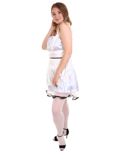 大人用女性 JCO-329_1 セクシーなフレンチメイド制服 ライトブルー コスプレ コスチューム