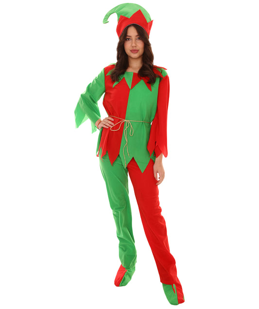 Wigs2you.com JCX-002 女性用クリスマスサンタヘルパーコスチューム,コスプレ衣装 。