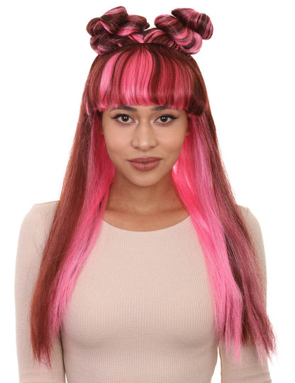 アジアのプリンセスウィッグコレクション   パーティーイベント対応コスプレハロウィンウィッグ   プレミアム通気性キャップレスキャップ H-279
