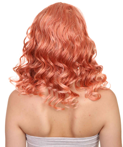 Wigs2you ハロウィンパーティープレミアム レディース H-1083 アリスウィッグ 鏡の国のアリス ピーチ色