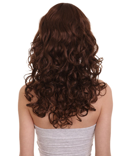 Wigs2you ハロウィンパーティー プレミアム レディース H-1023 着用しやすい ベラウィッグ ブラウン色
