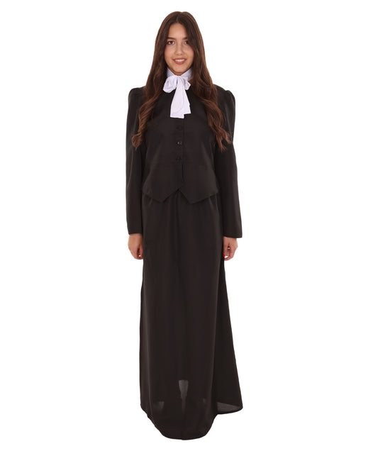 大人の女性用 JCO-347 歴史コスチューム ブラック コスプレコスチューム