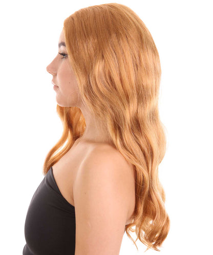 ハロウィンパーティープレミアム レディース H-5358 アースプリンセスウィッグ ブラウン