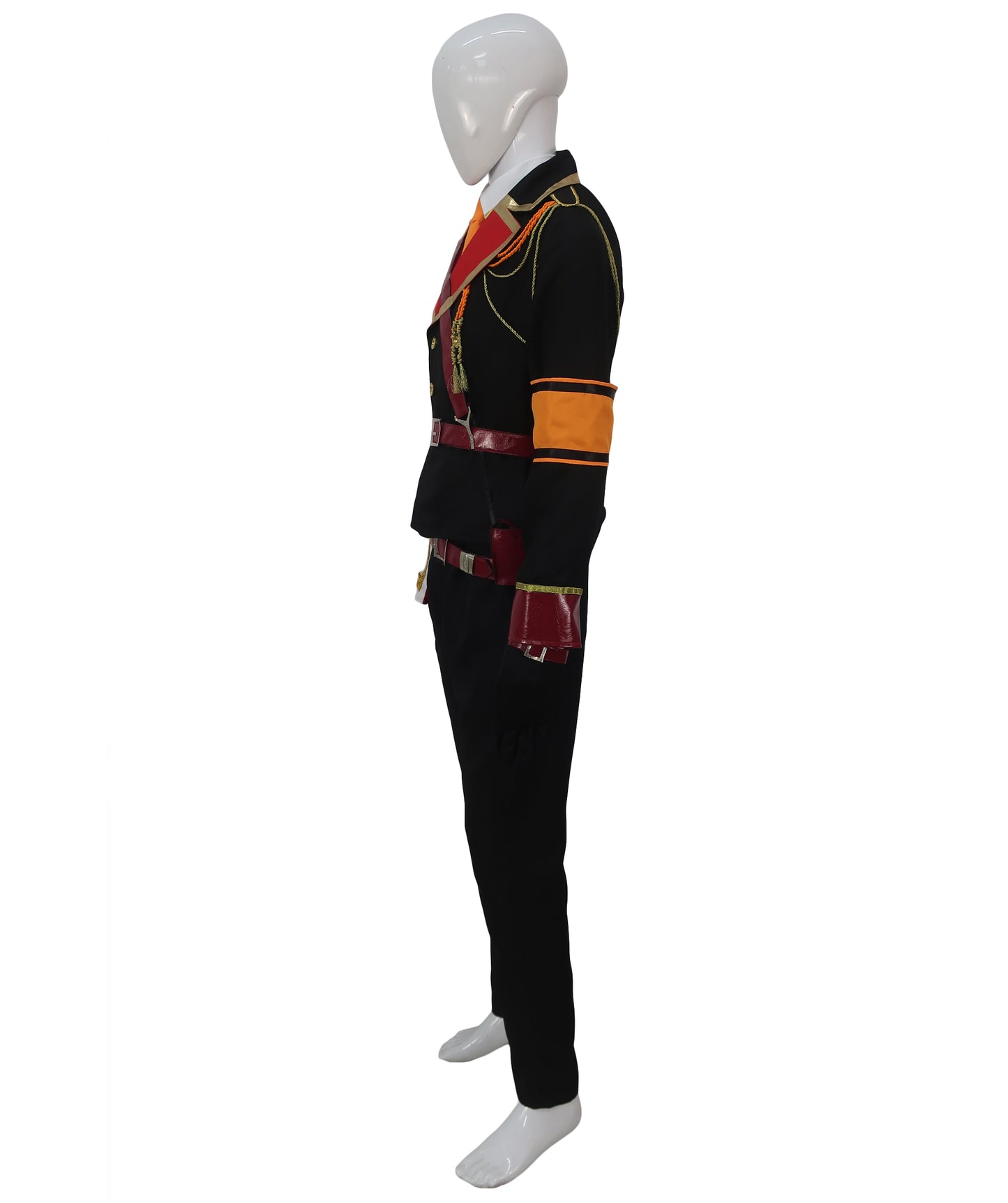 大人の男性用 JCA-029 JPアニメキャラクター ブラック ホワイト コスプレ衣装