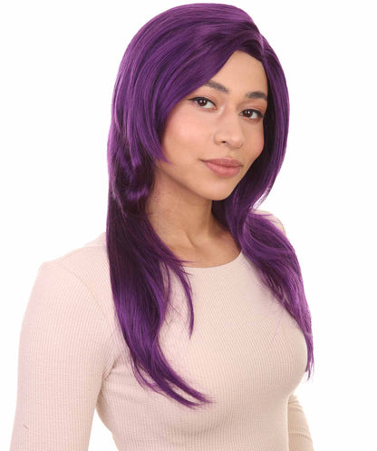 Wigs2you ハロウィンパーティープレミアム H-943 3レイヤーのパーティーガールウィッグ バイオレットカラー