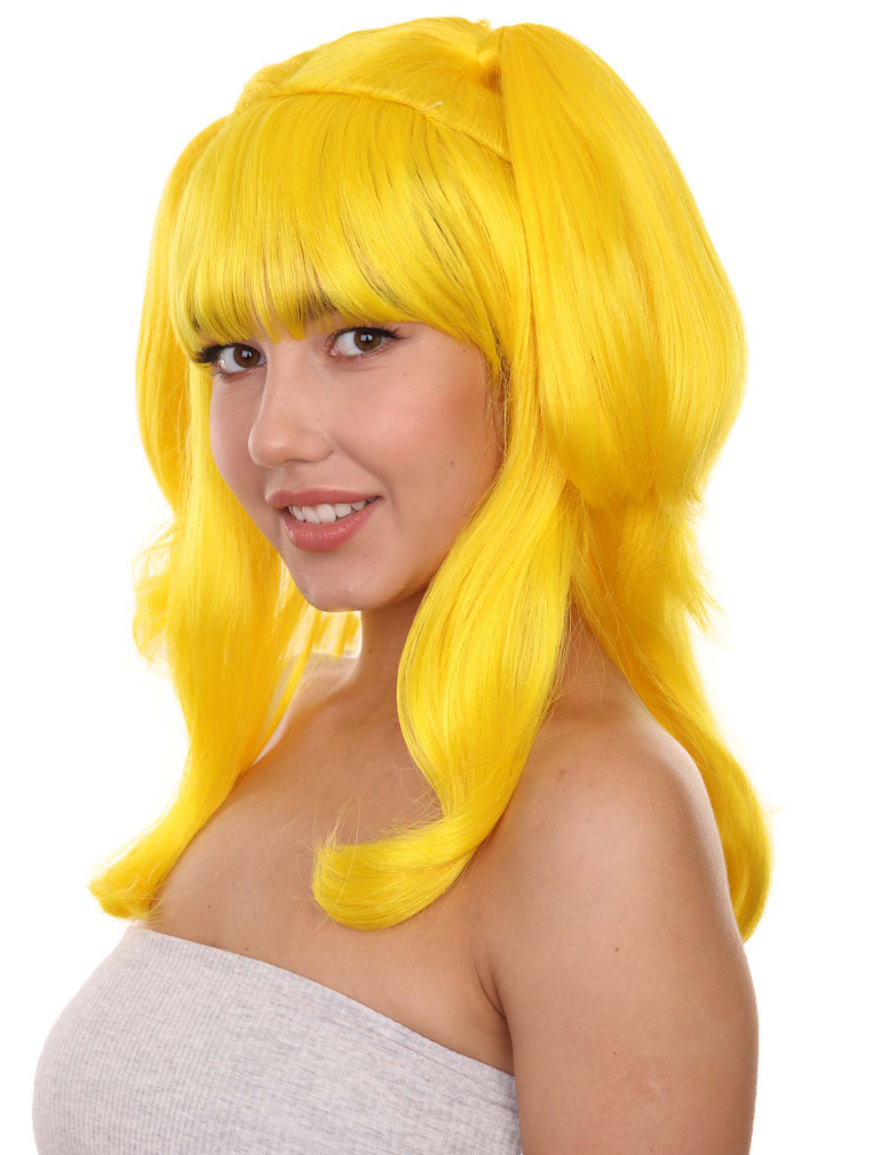 Wigs2you ハロウィンパーティープレミアム レディース H-777 バナナエンジェルウィッグ イエロー色