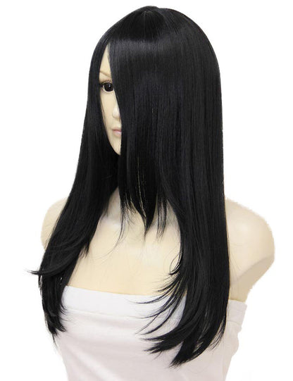 レディースファッション C-054 ロングストレート C-プラチナブロンド コスプレヒートスタイラブルウィッグ