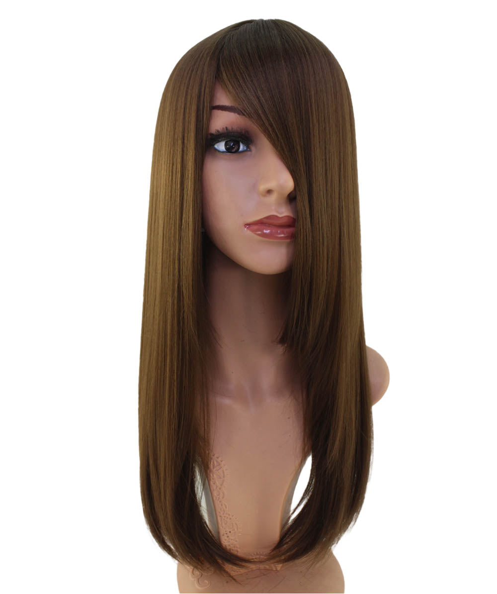 レディースファッション C-054 ロングストレート C-プラチナブロンド コスプレヒートスタイラブルウィッグ