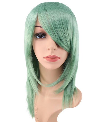 レディースファッション C-071 ロングストレート C-ワインレッド コスプレヒートスタイラブルウィッグ
