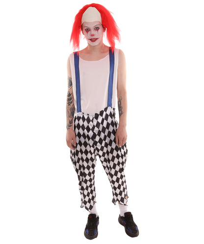 男性 JCP-167 のナイトメアクラウンスケアリーコスチューム マルチハロウィンコスチューム