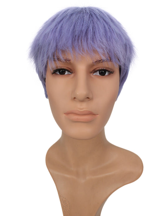 メンズファッション C-097 ショート C-スペシャルダブルパープル コスプレヒートスタイラブルウィッグ