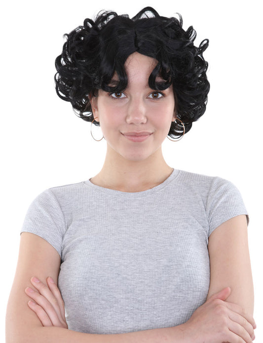 Wigs2you ハロウィンパーティープレミアムレディース H-545 ブラック "Ritzy" ウィッグ