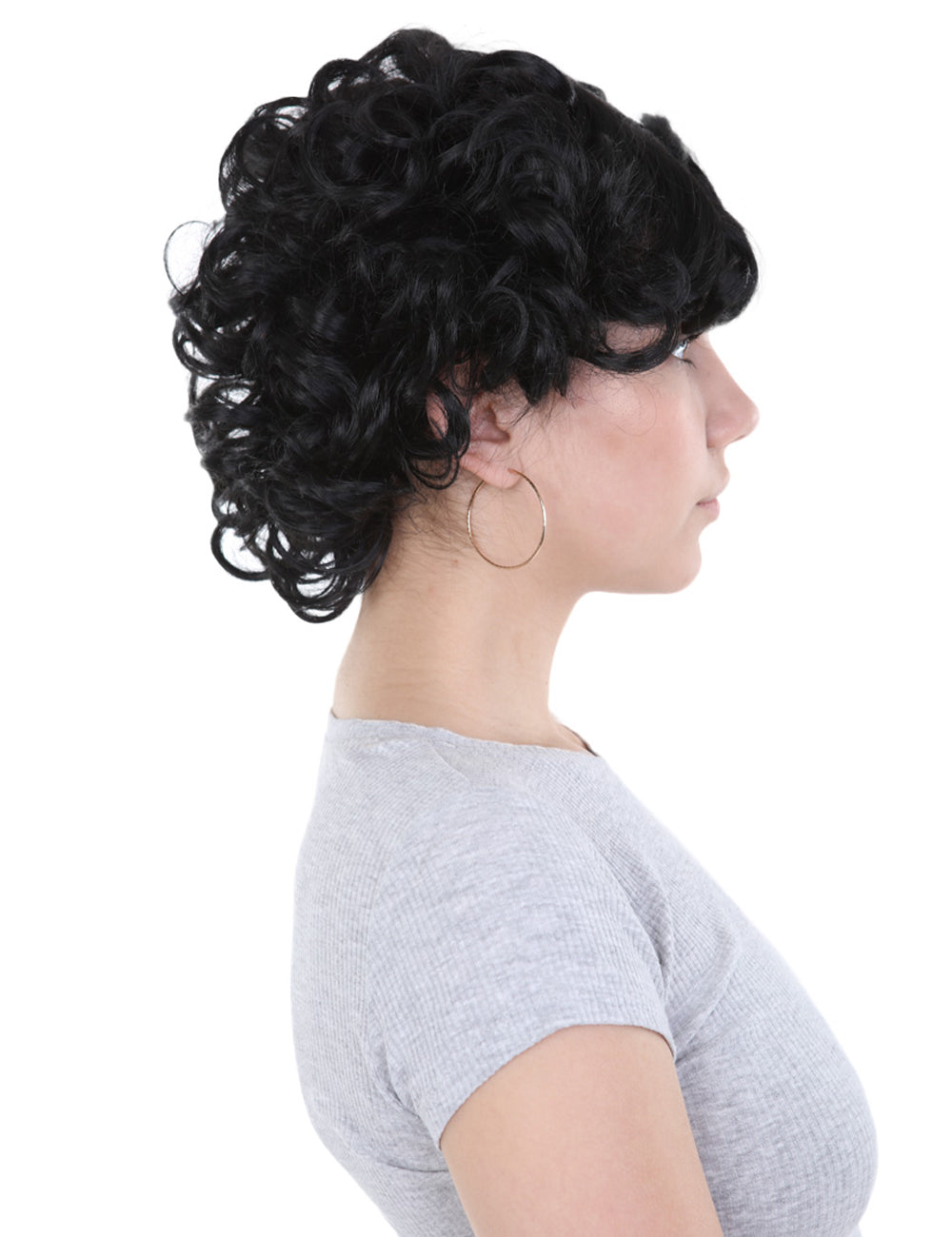 Wigs2you ハロウィンパーティープレミアムレディース H-545 ブラック "Ritzy" ウィッグ