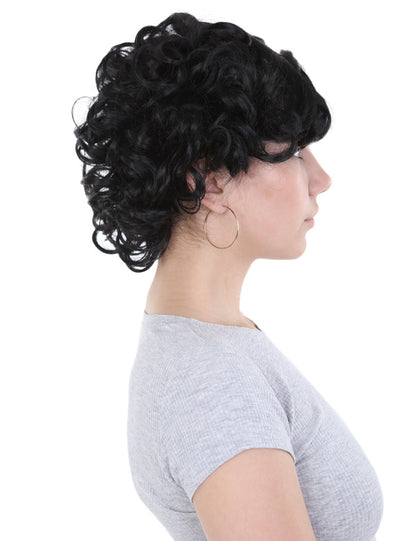 Wigs2you ハロウィンパーティープレミアムレディース H-545 ブラック "Ritzy" ウィッグ
