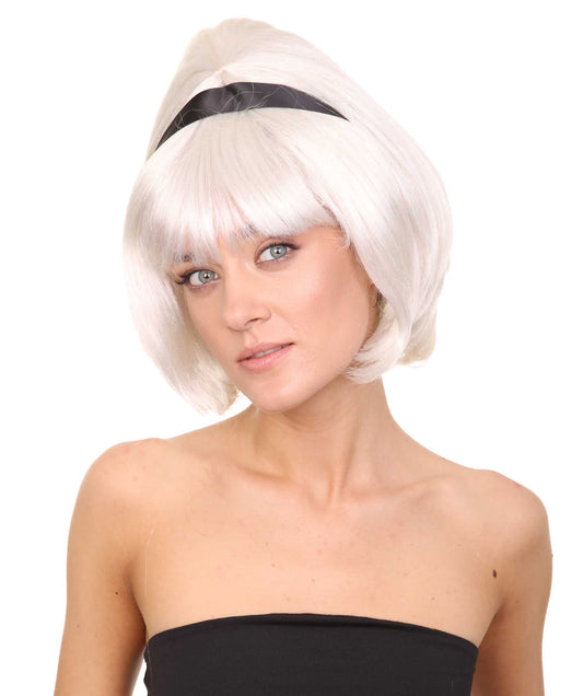 ハロウィンパーティープレミアムレディース H-2582 50年代のレディウィッグ 女性の美しさを受け入れる