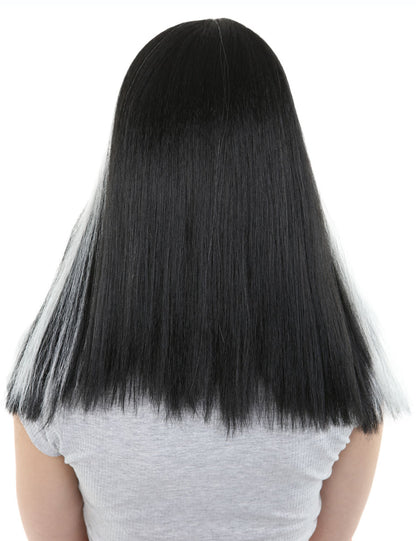 Wigs2you ハロウィンとパーティープレミアムレディース H-498 ブラック・ホワイト ミディアム ヴァンパイアウィッグ