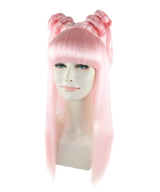 Wigs2you ハロウィン パーティー プレミアム レディース H-1210 快適なフィット感 LLT ピンク アジアン プリンセス ウィッグ