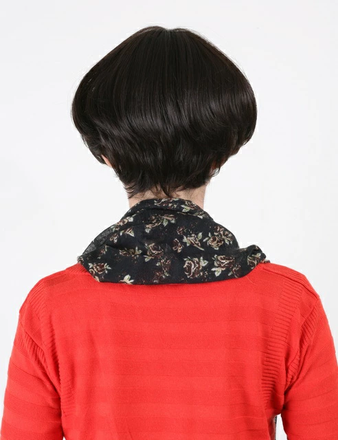 "Wigs2you W-554 耐熱商品☆ショートでも可愛くオシャレに♪ 丸みのあるシルエットが綺麗なショートボブスタイル♪ ウィッグネット付き"