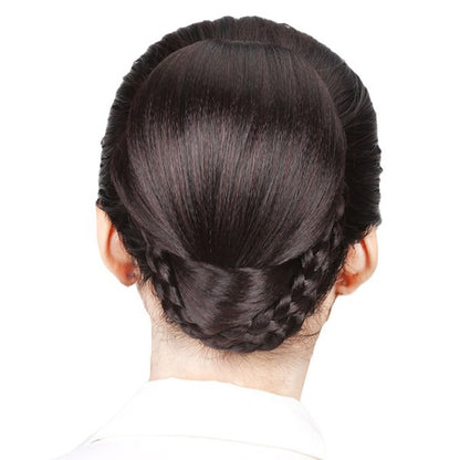 Wigs2you W-8456 和風シニヨン 結婚式 花火 浴衣 着物 オリジナルヘアピース お団子ウィッグ シニヨンウィッグ。このフルレングスウィッグは、ボブ、ロング、ツインテール、シニヨン、お団子ヘアなど、どんなスタイルにもぴったりです。小顔効果のあるヘアネットも付属。女装、ロリータ、ハロウィン/クリスマスにも最適です。