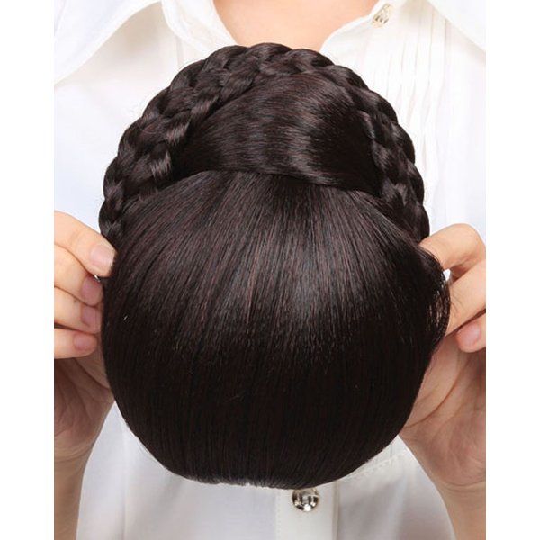 Wigs2you W-8456 和風シニヨン 結婚式 花火 浴衣 着物 オリジナルヘアピース お団子ウィッグ シニヨンウィッグ。このフルレングスウィッグは、ボブ、ロング、ツインテール、シニヨン、お団子ヘアなど、どんなスタイルにもぴったりです。小顔効果のあるヘアネットも付属。女装、ロリータ、ハロウィン/クリスマスにも最適です。