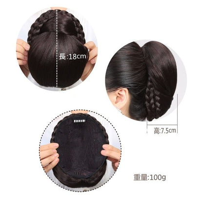 Wigs2you W-8456 和風シニヨン 結婚式 花火 浴衣 着物 オリジナルヘアピース お団子ウィッグ シニヨンウィッグ。このフルレングスウィッグは、ボブ、ロング、ツインテール、シニヨン、お団子ヘアなど、どんなスタイルにもぴったりです。小顔効果のあるヘアネットも付属。女装、ロリータ、ハロウィン/クリスマスにも最適です。