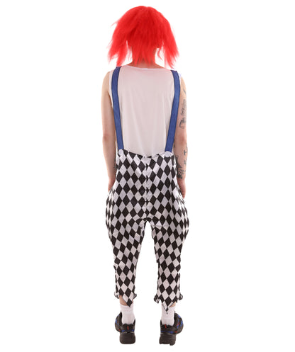 男性 JCP-167 のナイトメアクラウンスケアリーコスチューム マルチハロウィンコスチューム