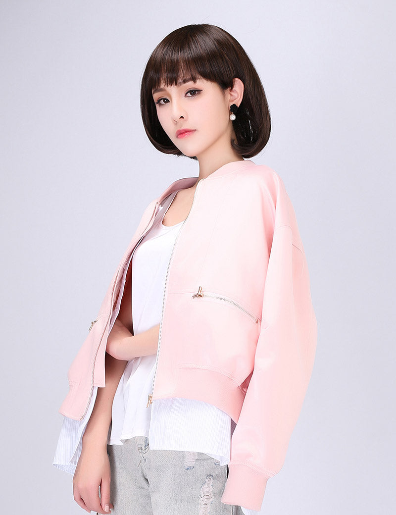 "ナチュラルウェーブショートボブ☆彡重めな雰囲気をお表現したい女性におススメ ウィッグネット付き♪W-420 "