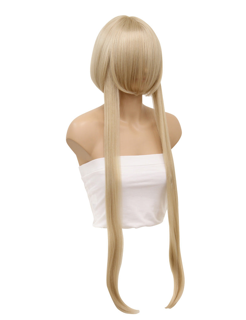 レディースファッション C-013 ロングストレート C-パープル コスプレ ヒートスタイルウィッグ
