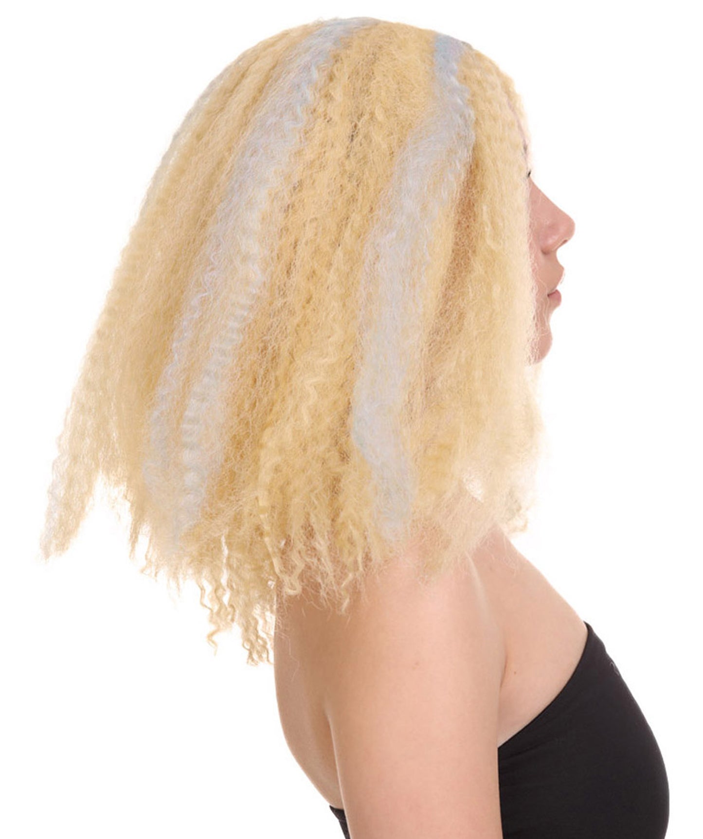 Wigs2you ハロウィンパーティ プレミアムレディース H-984 ショルダーレングス カーリーブロンドウィッグ