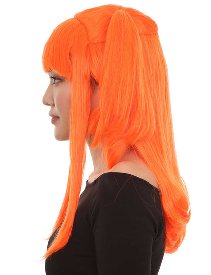 Wigs2you ハロウィンパーティープレミアム レディース H-774 バナナエンジェルウィッグ ネオンオレンジカラー