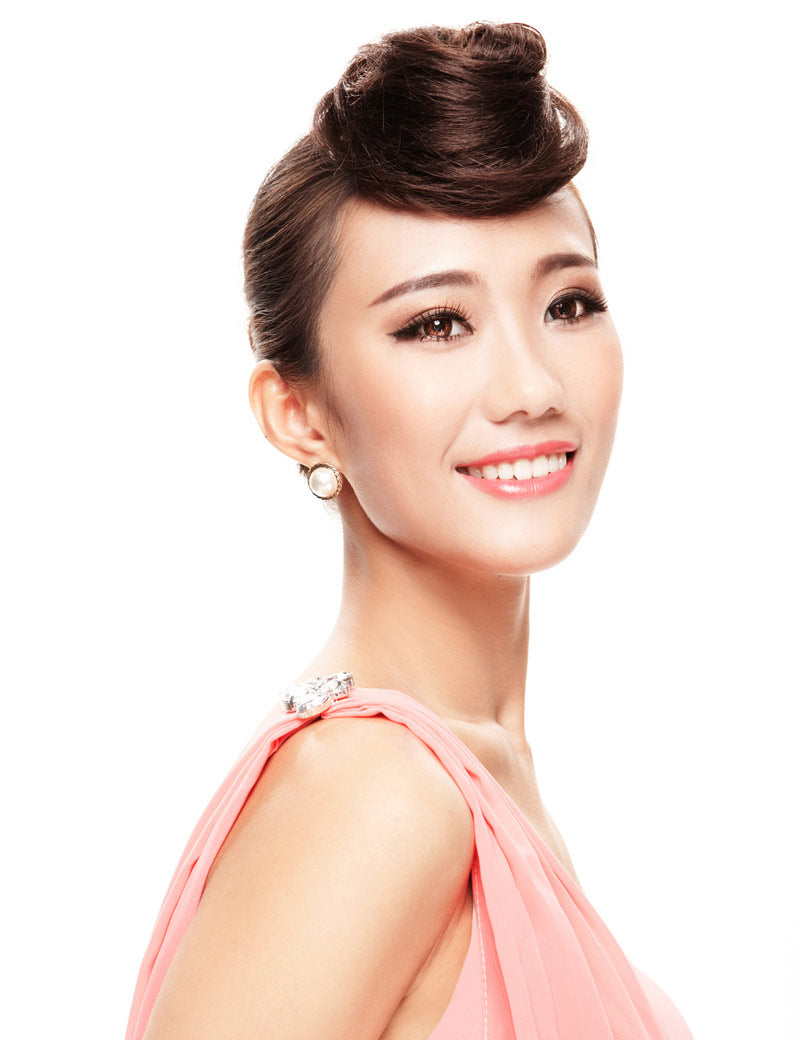 ヘアアクセサリー★毛流れが綺麗で上品スタイルにもピッタリ！付ける場所は自由自在にアレンジして。W-8246