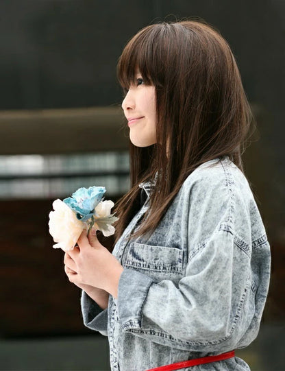 Wigs2you WS-2008 ストレートフルウィッグ｜耐熱日本製ファイバー使用・自然なツヤ・ミディアム丈・簡単装着, ファッションウィッグ