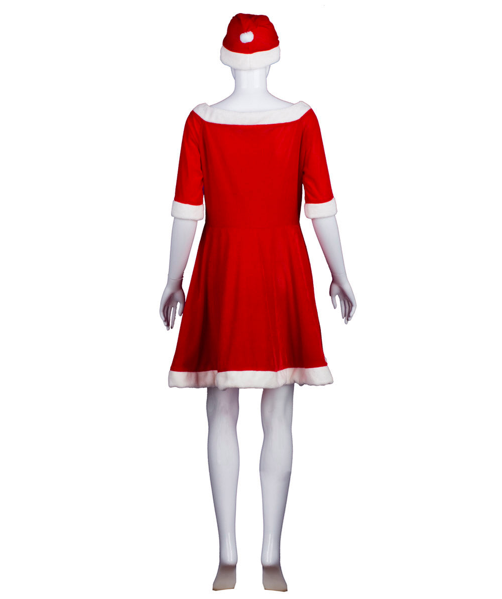 Wigs2you.com JCX-021女性のクリスマスサンタクロース短いスカートコスチューム,コスプレ衣装 。
