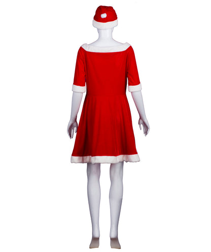 Wigs2you.com JCX-021女性のクリスマスサンタクロース短いスカートコスチューム,コスプレ衣装 。