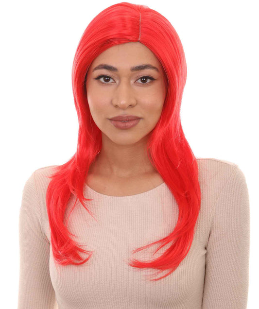 Wigs2you ハロウィンパーティー プレミアム レディース H-928 3レイヤーのパーティーガールウィッグ レッドカラー