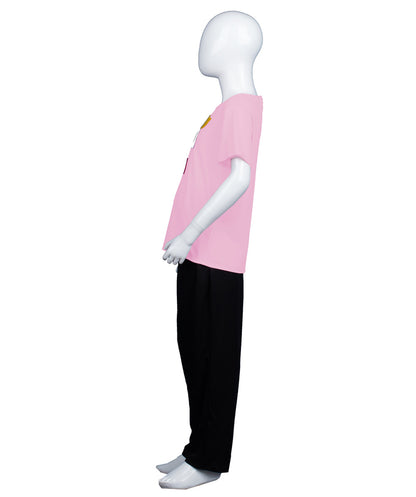 子供用 JCO-177(Kids)_5 プレジデント ロゴ Tシャツ ピンク コスプレ コスチューム