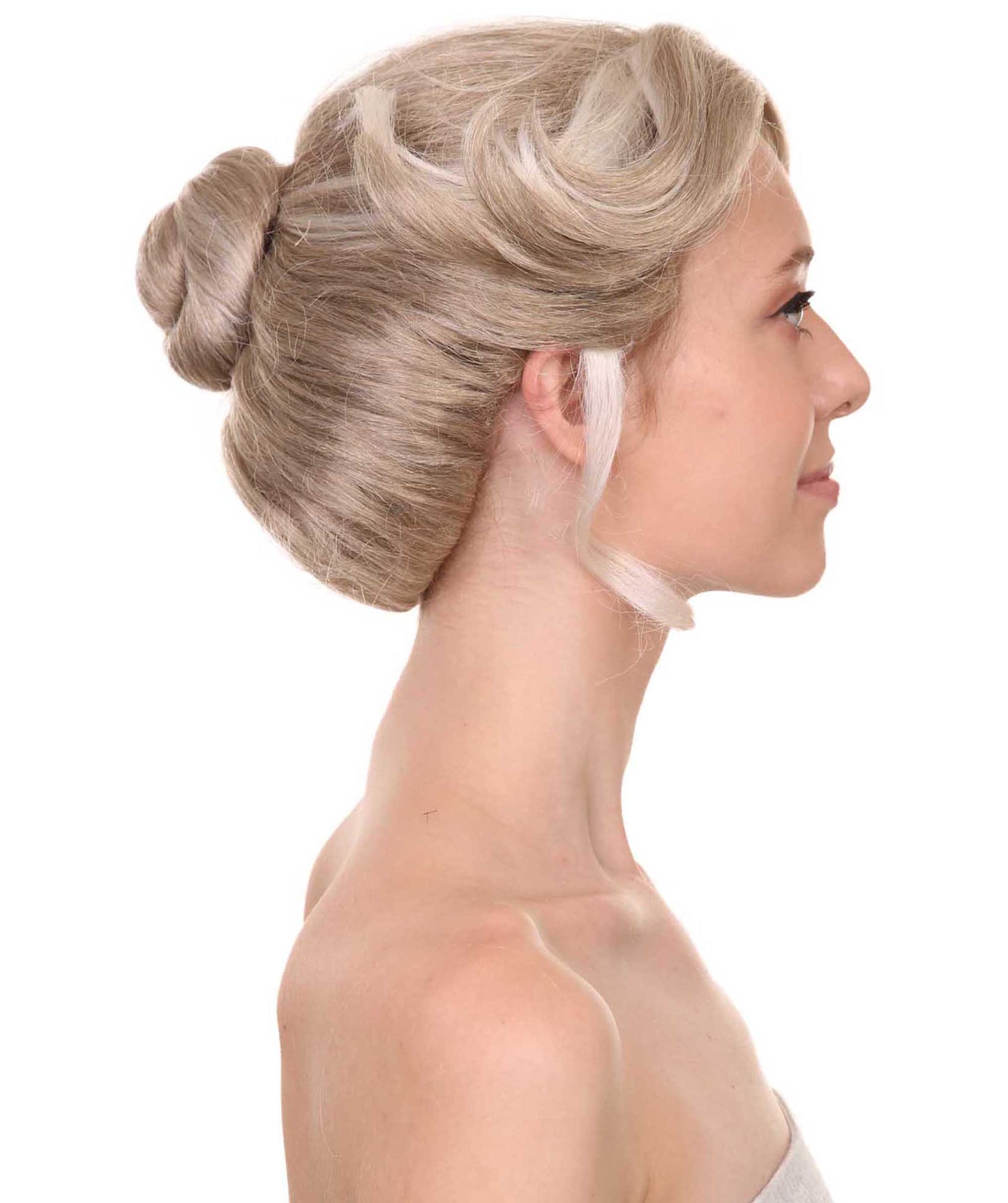 プレミアムハロウィンパーティー 女性 H-5405 ショートアップドバン アマゾンの森の野生動物医ウィッグ ブロンド