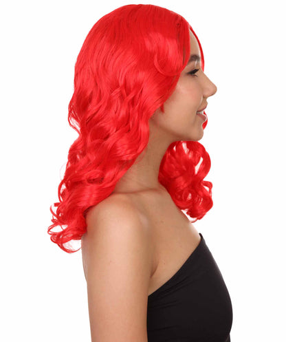 Wigs2you ハロウィンパーティープレミアム レディース H-1078 アリスウィッグ 鏡の国のアリス レッド色