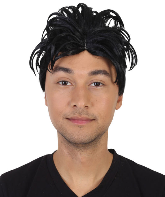 Wigs2you ハロウィンパーティープレミアム メンズ H-630 プリンスウィッグ ブラックカラー