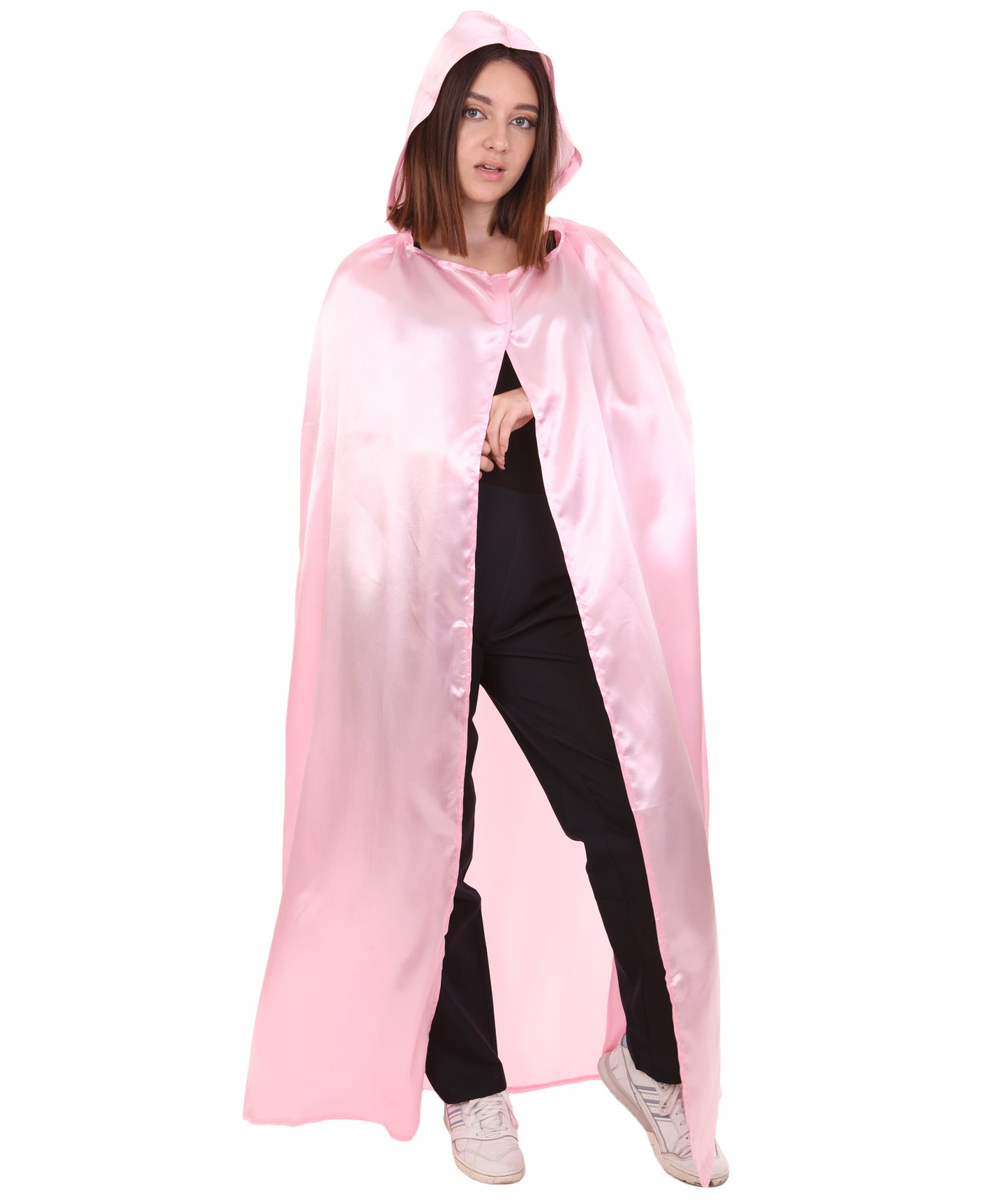 大人用女性のJCO-211_4フード付きケープ ピンクコスプレコスチューム