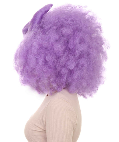 Wigs2you ハロウィン パーティー プレミアム レディース H-1243 着けやすい 快適なフィット感 ライラック アフロ スモール ボウウィッグ