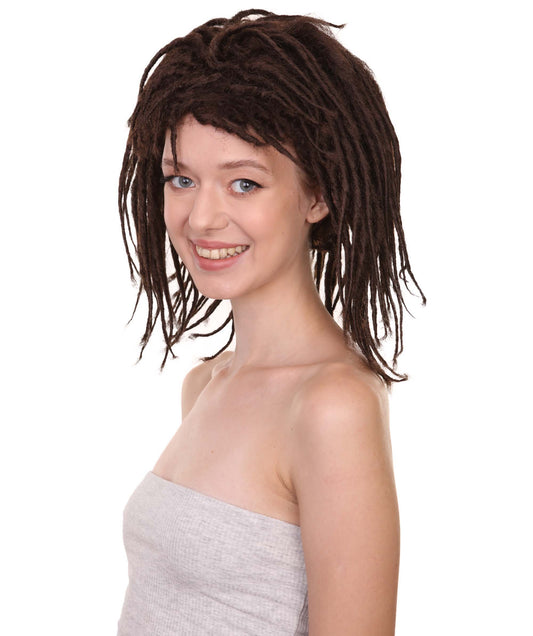 Wigs2youハロウィンパーティープレミアムレディースH-1959 着けやすい 非常に快適 デラックスブラウンドレッドロックウィッグ