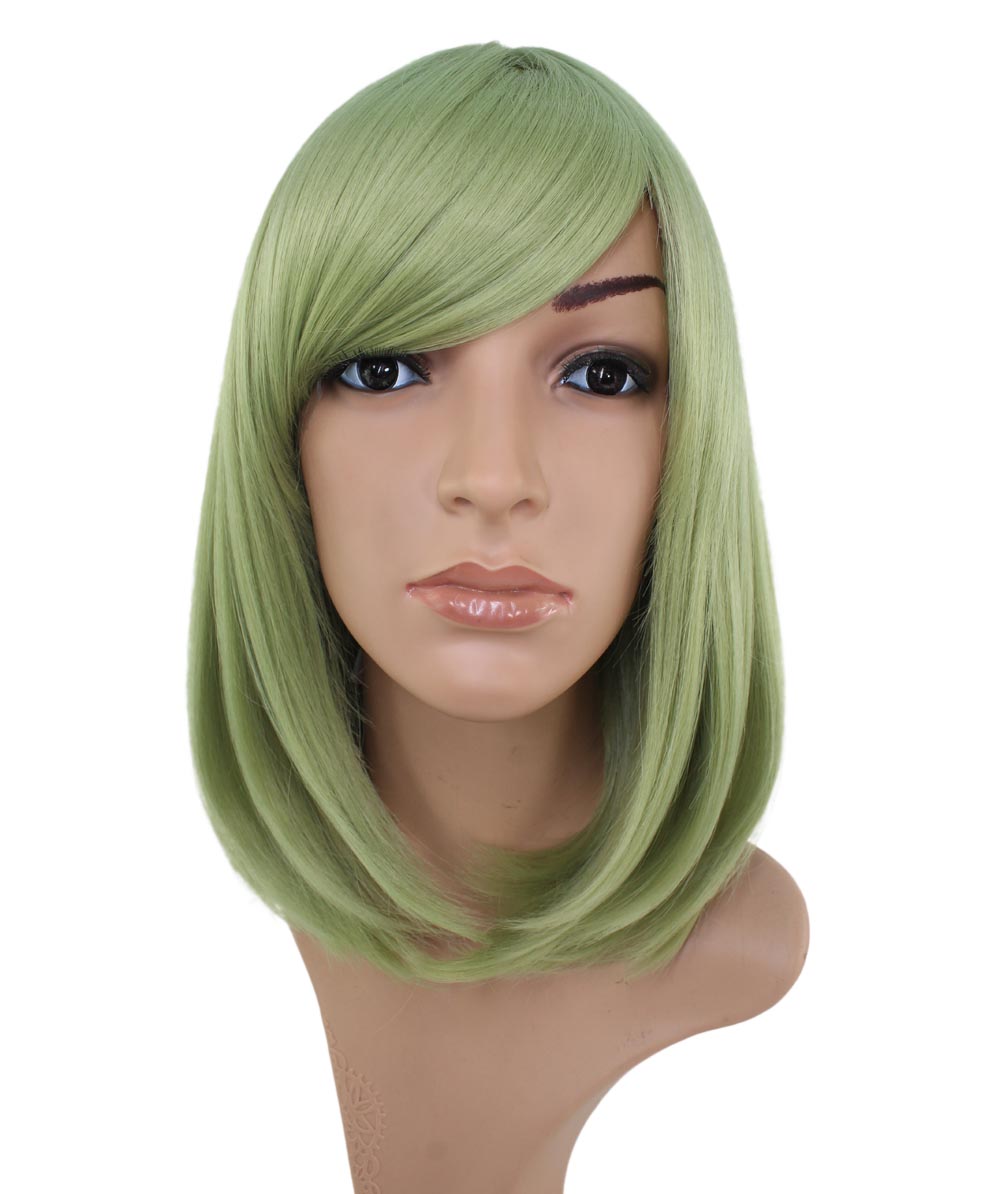 Wigs2You ミディアムストレートウィッグ サイドバング付き フルウィッグ 耐熱ファイバー製 コスプレ・イベント用 - サンディブラウン C-069