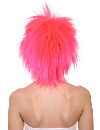 Wigs2you ハロウィンパーティープレミアムレディース H-1681 着け心地が良い とても快適 ファンキーパンク ネオンピンクウィッグ