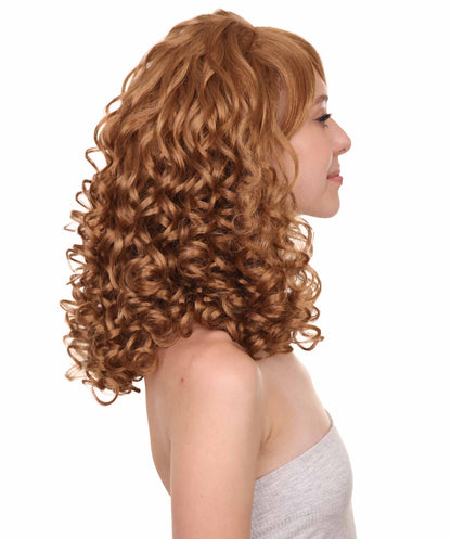 レディース ミス・チーヴァス ハーレークインウィッグ H-4647 マルチカラー TV/映画ウィッグ プレミアム通気性キャップレスキャップ