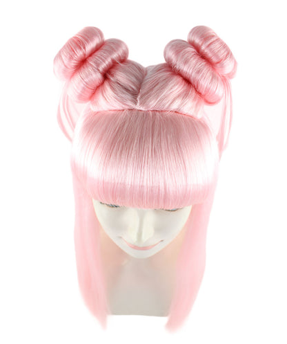 Wigs2you ハロウィン パーティー プレミアム レディース H-1210 快適なフィット感 LLT ピンク アジアン プリンセス ウィッグ